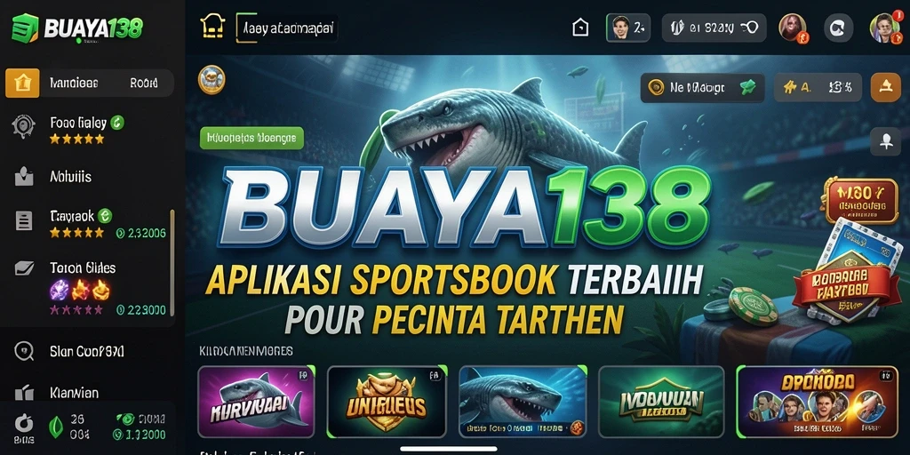 Tampilan gameplay sportsbook BUAYA138 yang menarik dan interaktif.