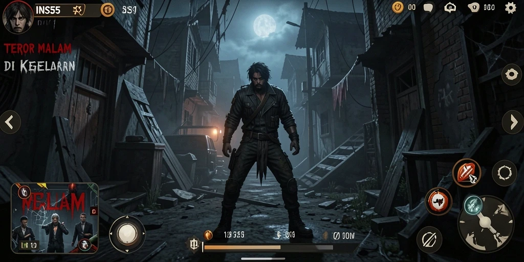 Gameplay menyeramkan dengan atmosfer kegelapan mendalam di INS55.