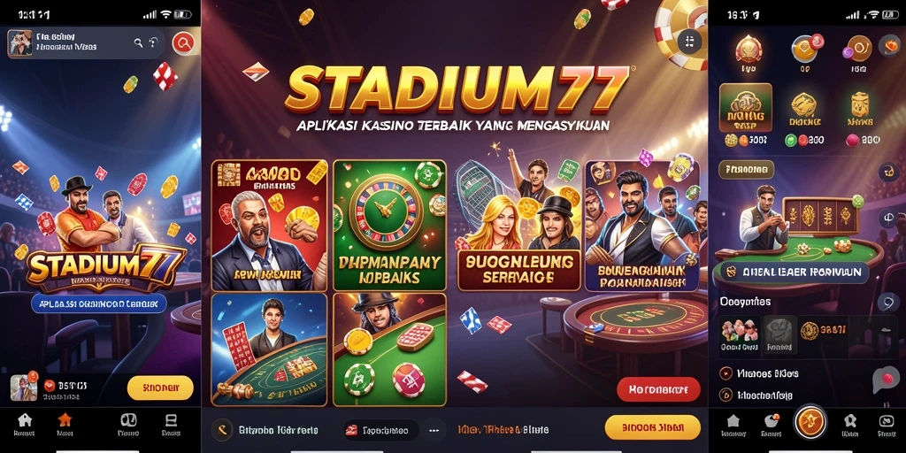 Gameplay STADIUM77 yang seru dalam aplikasi kasino.
